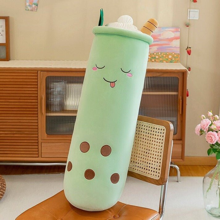 Kawaii Bubble Tea Plushie Strawberry Matcha Boba Toy Gift